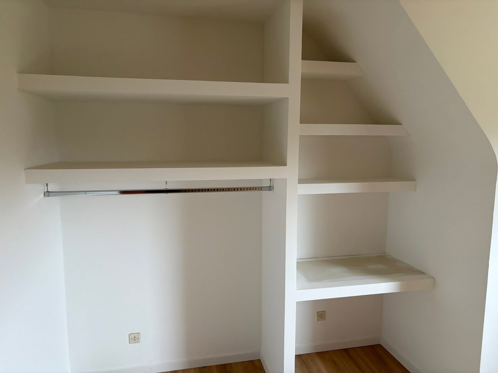 Dressing et étagères sur mesure en plaques de plâtre