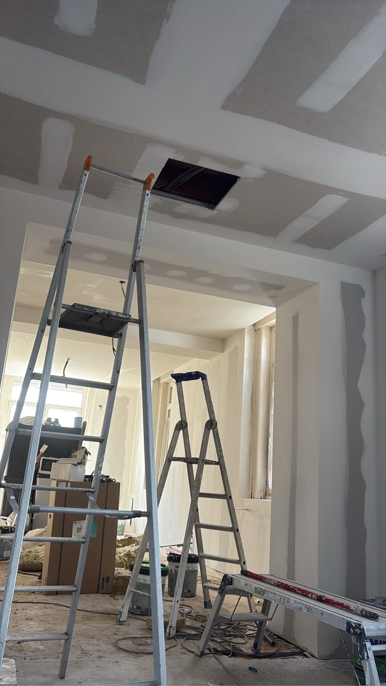 Rénovation de plafond en plaques à Bailleul